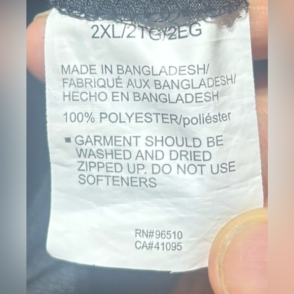 Under Armour Men's Black Fitted Windbreaker Track Jacket Size 2XL EUC - Picture 4 of 7